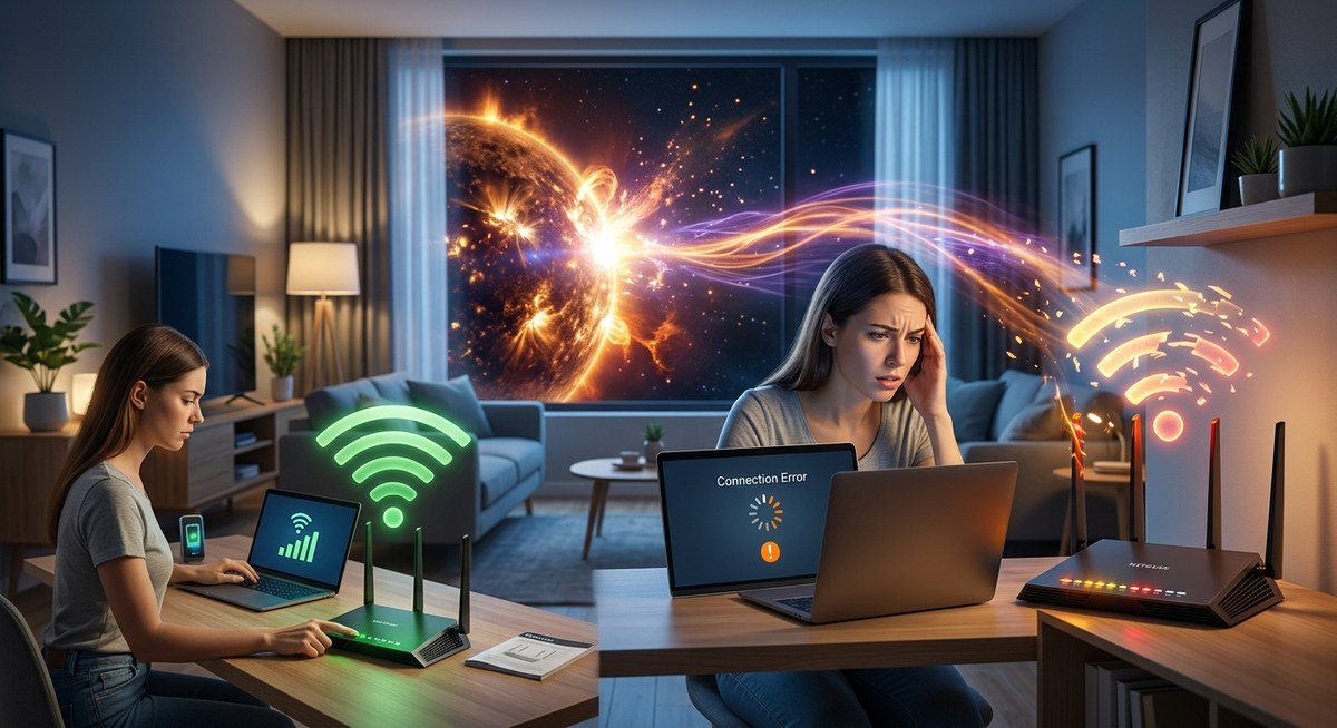 Cómo una tormenta solar puede interrumpir tu WiFi (y qué hacer al respecto)